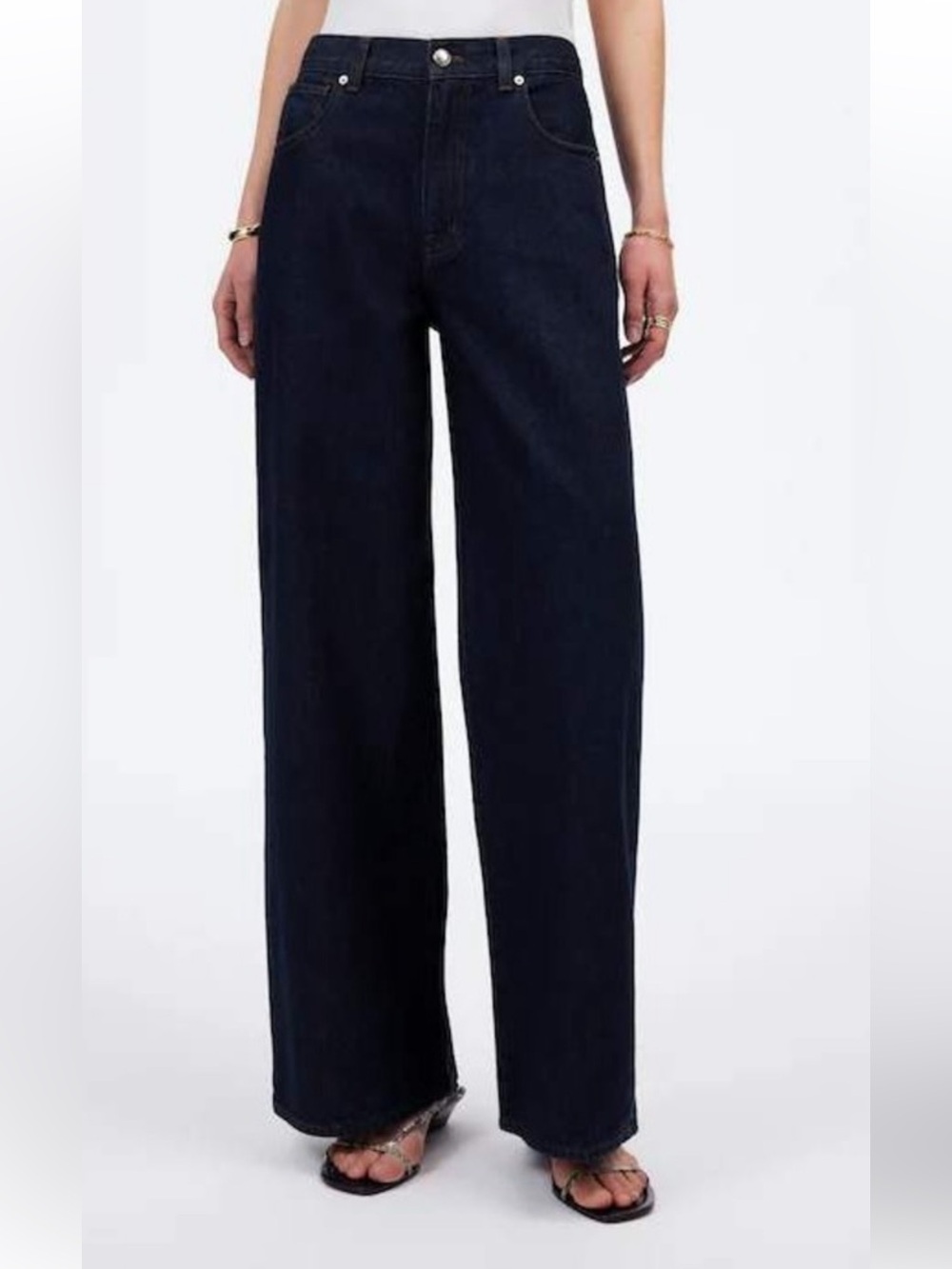 Madewell superwide leg jeans